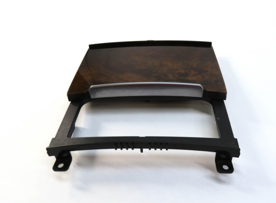 Thumbnail 10: 2013 AUDI A6 (C7) DASH DOOR CONSOLE WOOD GRAIN TRIM SET (DARK BROWN WALNUT WOOD)