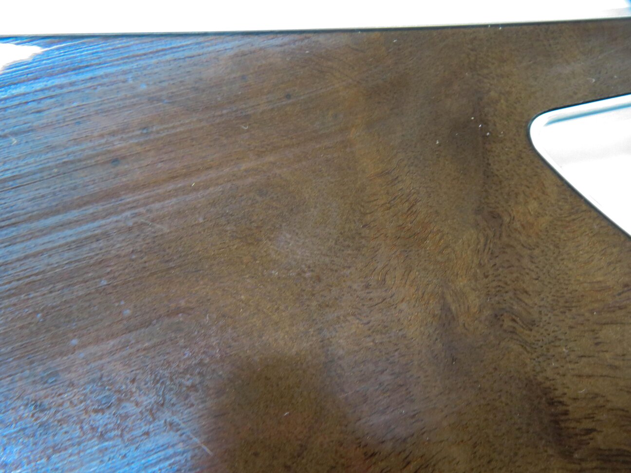 Thumbnail 4: 2013 AUDI A6 (C7) DASH DOOR CONSOLE WOOD GRAIN TRIM SET (DARK BROWN WALNUT WOOD)