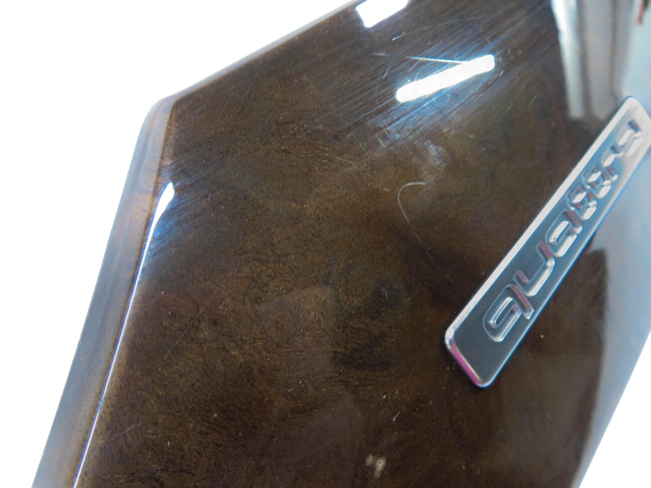 Thumbnail 6: 2013 AUDI A6 (C7) DASH DOOR CONSOLE WOOD GRAIN TRIM SET (DARK BROWN WALNUT WOOD)