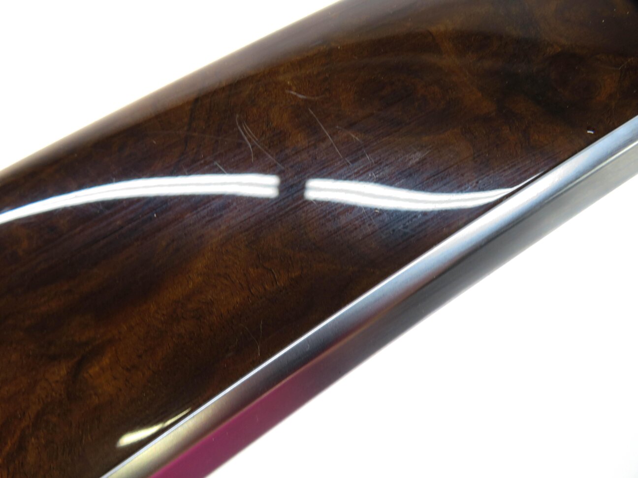 Thumbnail 7: 2013 AUDI A6 (C7) DASH DOOR CONSOLE WOOD GRAIN TRIM SET (DARK BROWN WALNUT WOOD)