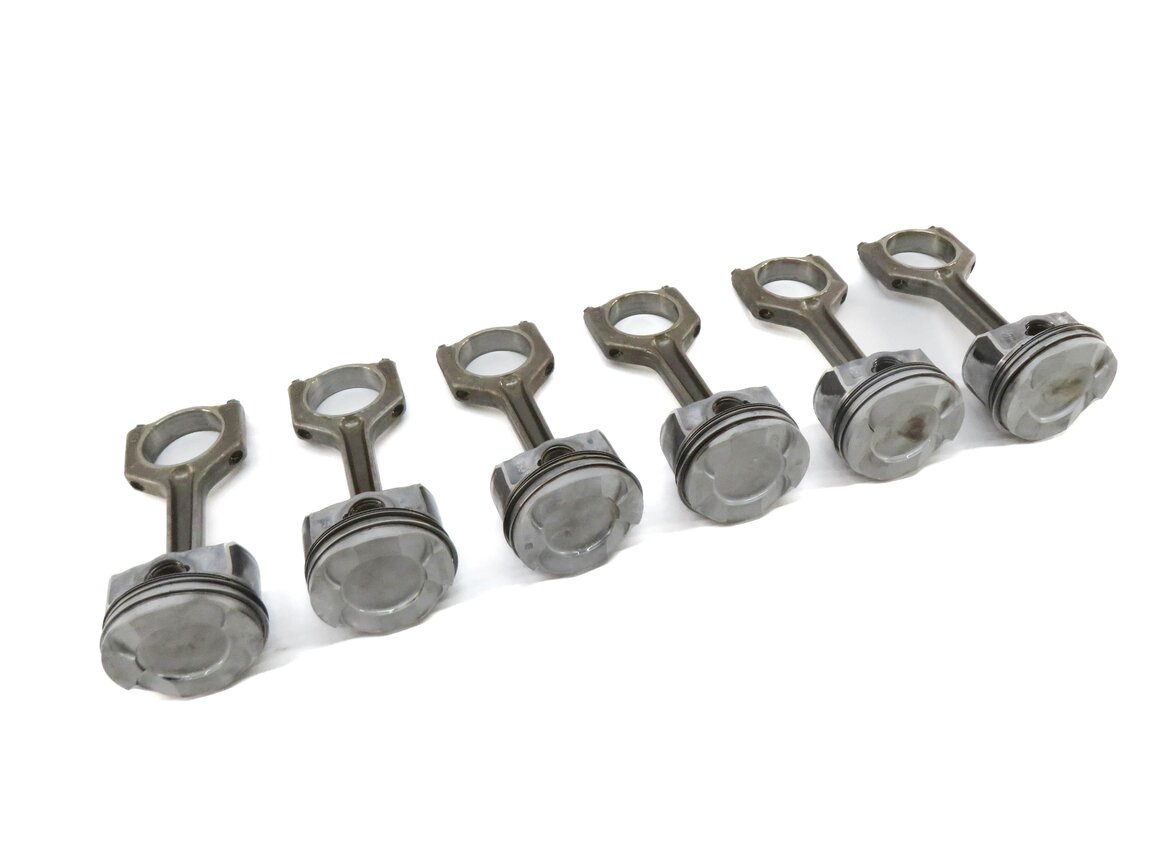 BMW F01 F02 F06 F07 F10 F20 F25 E70 E71 F30 F32 - 3.0L N55 ENGINE PISTON SET-6