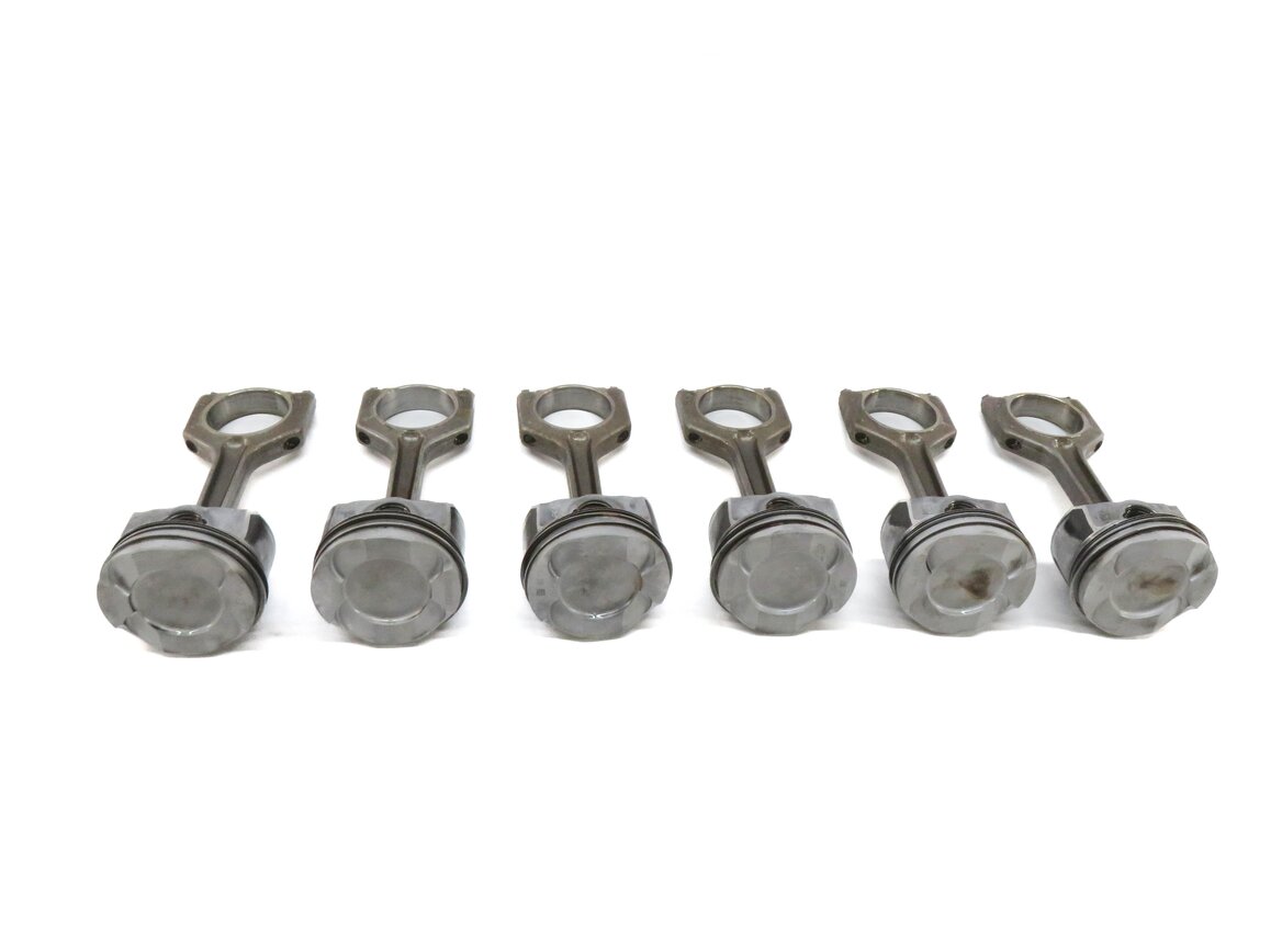 Thumbnail 3: BMW F01 F02 F06 F07 F10 F20 F25 E70 E71 F30 F32 - 3.0L N55 ENGINE PISTON SET-6