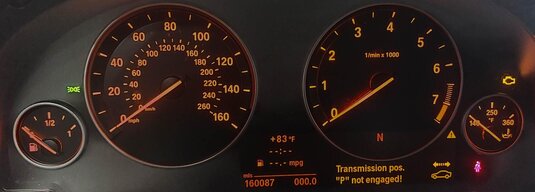 Thumbnail 2: 2011 BMW 528i 535i 550i X3 GT (F10 F07 F25) SPEEDOMETER INSTRUMENT GUAGE (160k)