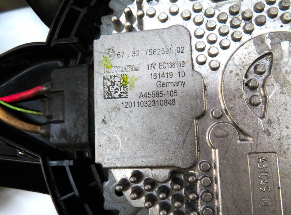 Thumbnail 6: 11-18 BMW X3 X4 (F25 F26) 3.0L N55 TURBO ENGINE 600 WATT RADIATOR COOLING FAN