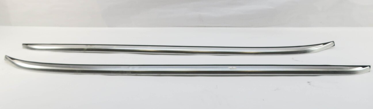 2011 BMW X3 (F25) LEFT & RIGHT ROOF RACK RAIL SET-2 (Metal / Silver finish)