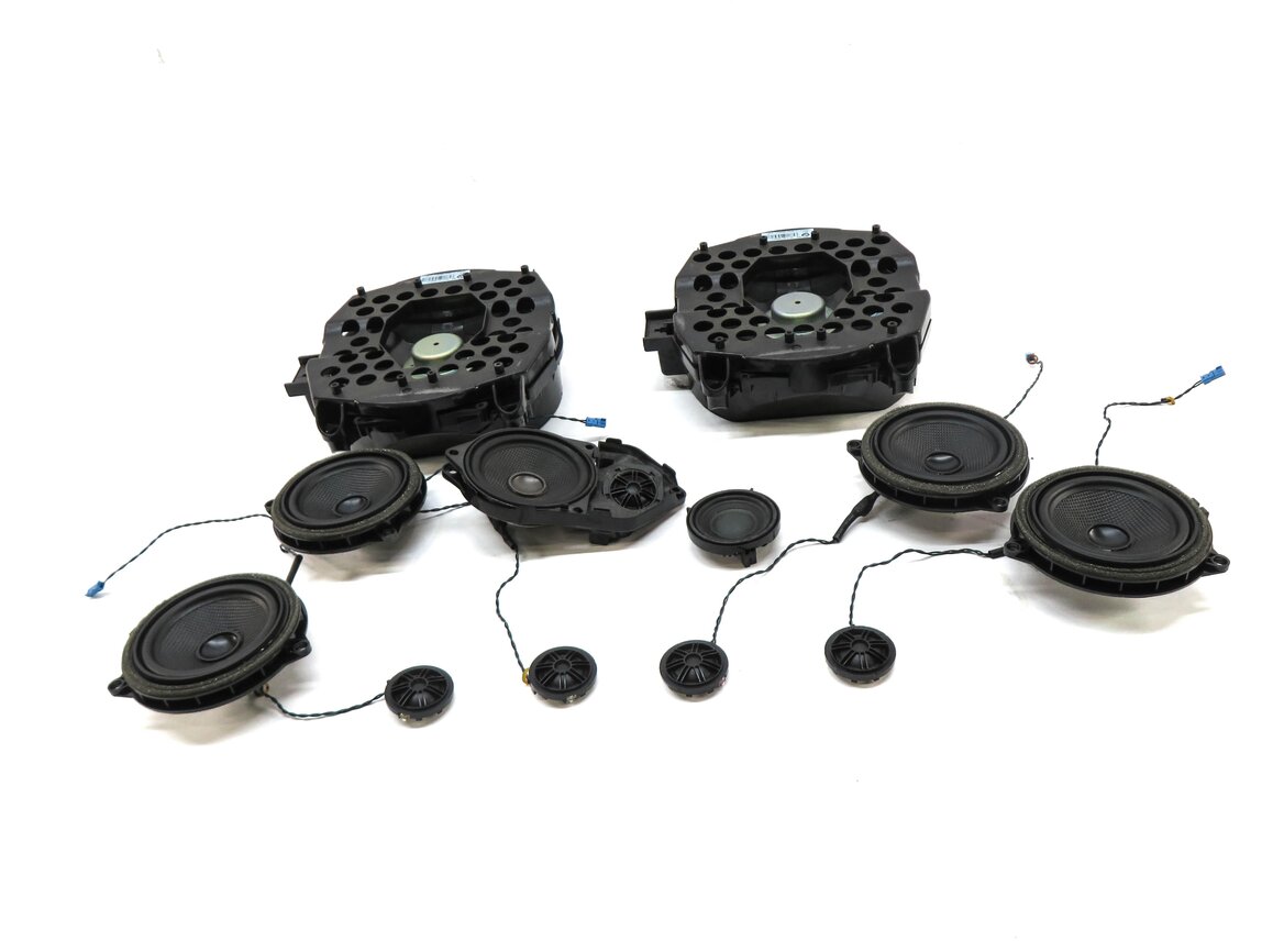 Thumbnail 2: 2011 BMW X3 (F25) RADIO STEREO AUDIO SUB SUBWOOFER TWEETER SPEAKER SET-12
