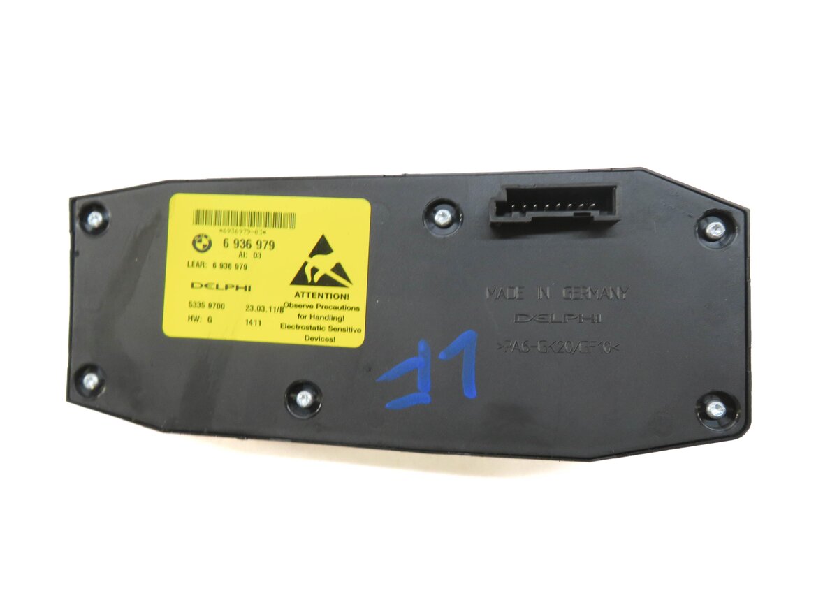 Thumbnail 8: 2011 BMW X3 (F25) LEFT FRONT DRIVER MEMORY SEAT ADJUSTMENT ADJUST SWITCH BUTTON