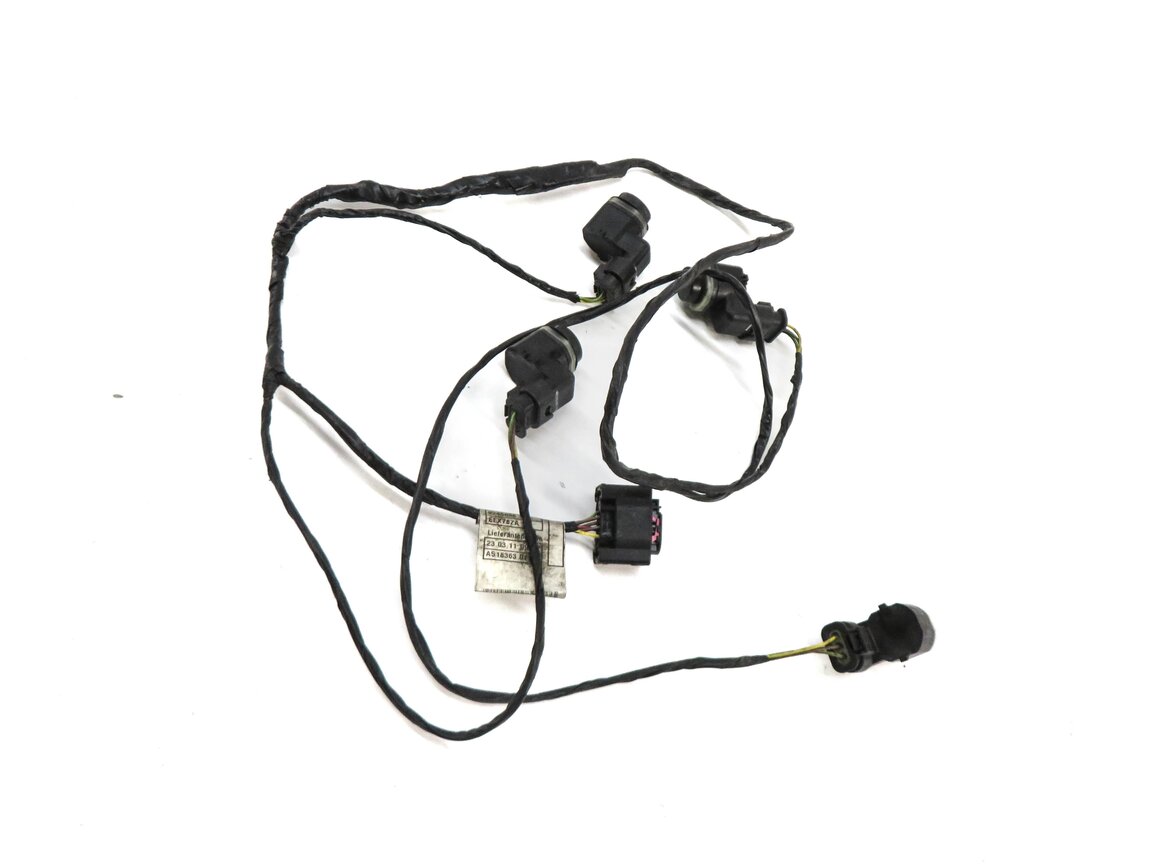 2011 BMW X3 (F25) REAR PDC PARK DISTANCE SENSOR SET w/ HARNESS (BLACK)