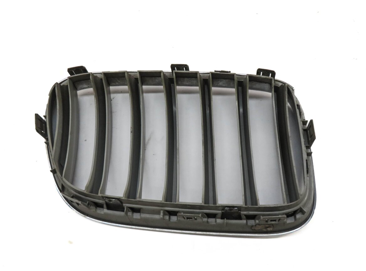 Thumbnail 4: 2011-2017 BMW X3 (F25) FRONT LEFT & RIGHT HOOD KIDNEY GRILLE SET (TITANIUM FINS)