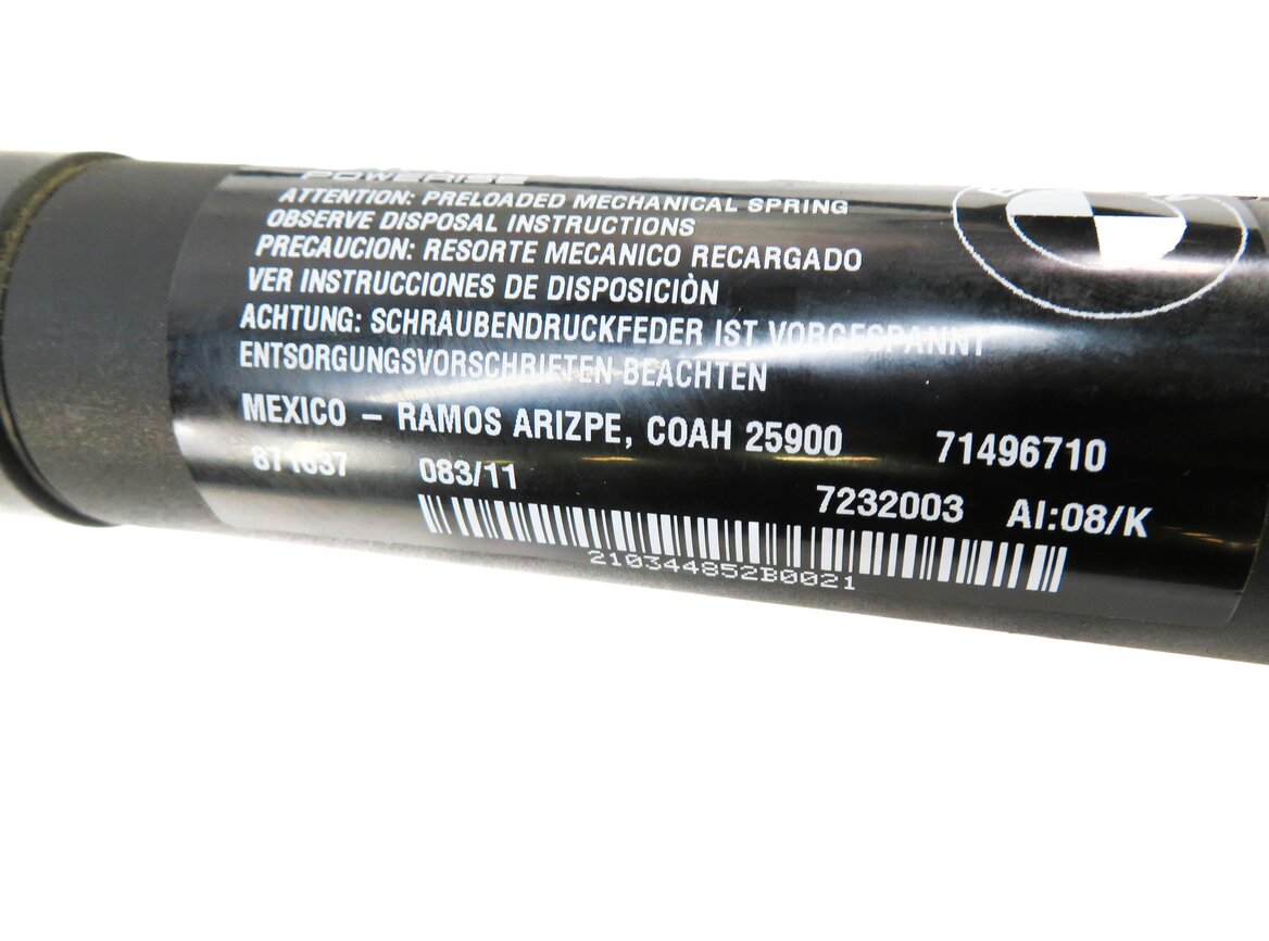 Thumbnail 5: 2011-2015 BMW X3 (F25) LEFT & RIGHT REAR TRUNK SHOCK STRUT SET-2 (ELECTRIC)