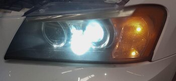Thumbnail 2: 2011-2014 BMW X3 (F25) LEFT FRONT DRIVER HID XENON ADAPTIVE HEADLIGHT LIGHT LAMP