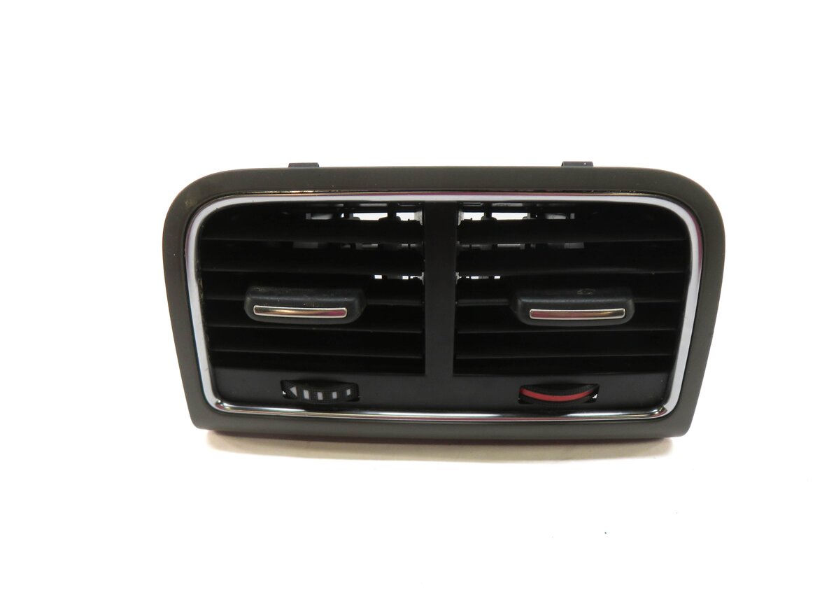 Thumbnail 2: 2009 AUDI Q5 (B8 8R) REAR CENTER CONSOLE HEATER A/C AIR VNET (DARK BEIGE TRIM)