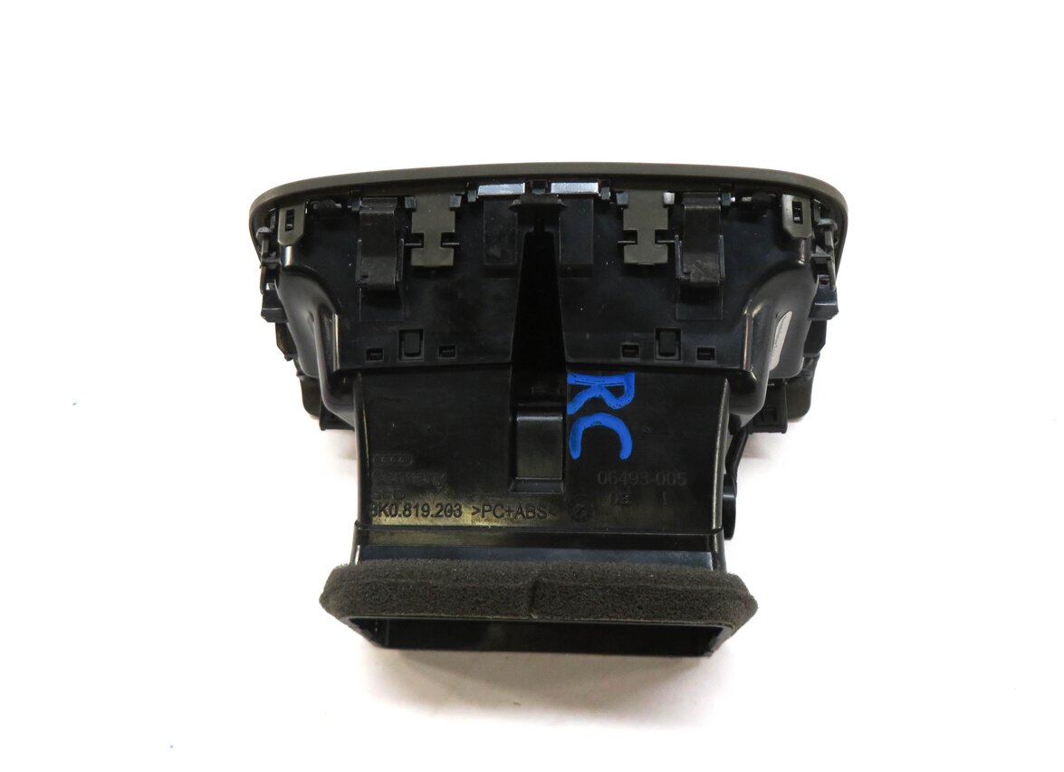 Thumbnail 3: 2009 AUDI Q5 (B8 8R) REAR CENTER CONSOLE HEATER A/C AIR VNET (DARK BEIGE TRIM)