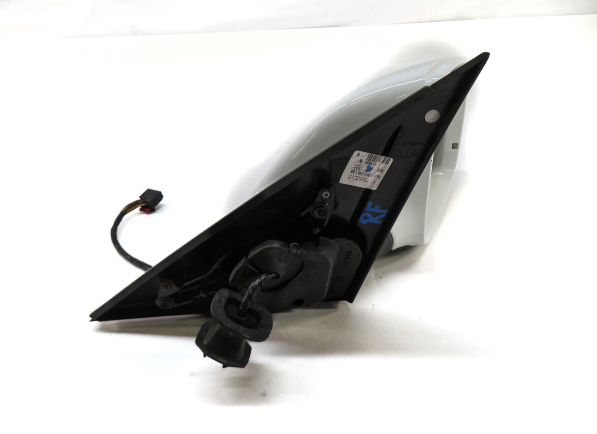 Thumbnail 3: 09-14 AUDI Q5 (8R) RIGHT P-FOLD HEAT AUTODIM MEMORY DOOR MIRROR w/ LIGHT (WHITE)