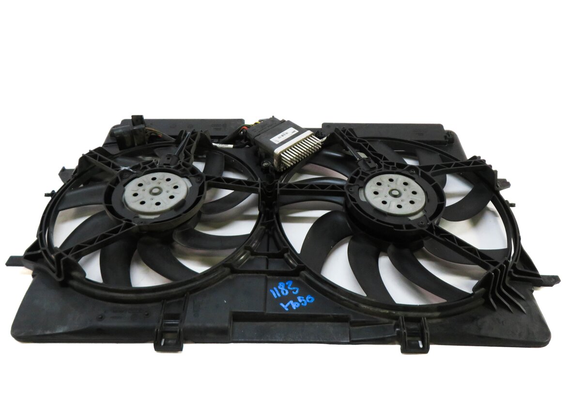 Thumbnail 5: 09-17 AUDI A4 A5 Q5 S4 (B8 8T 8R) 2.0L 3.0L 3.2L RADIATOR COOLING FAN w/ SHROUD