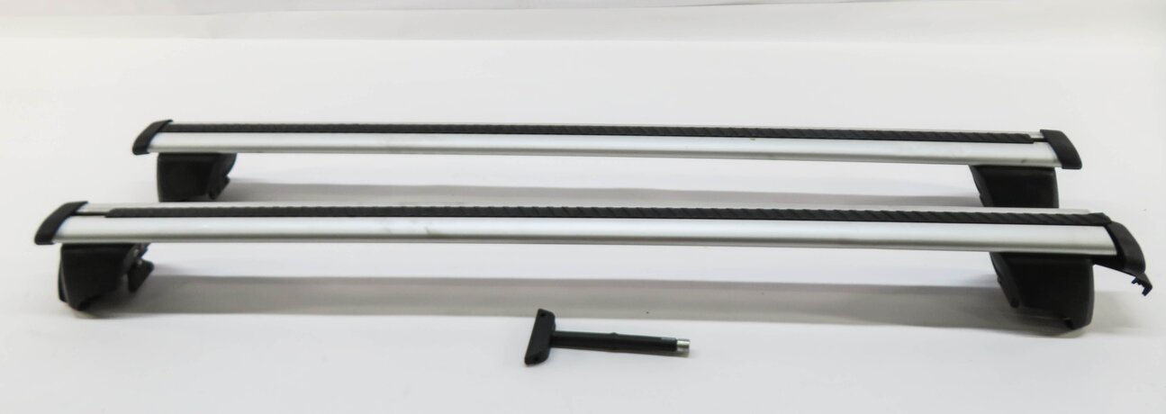 2009 AUDI Q5 (B8 8R) ROOF RACK LUGGAGE CARGO RACK SET-2 w/ KEY