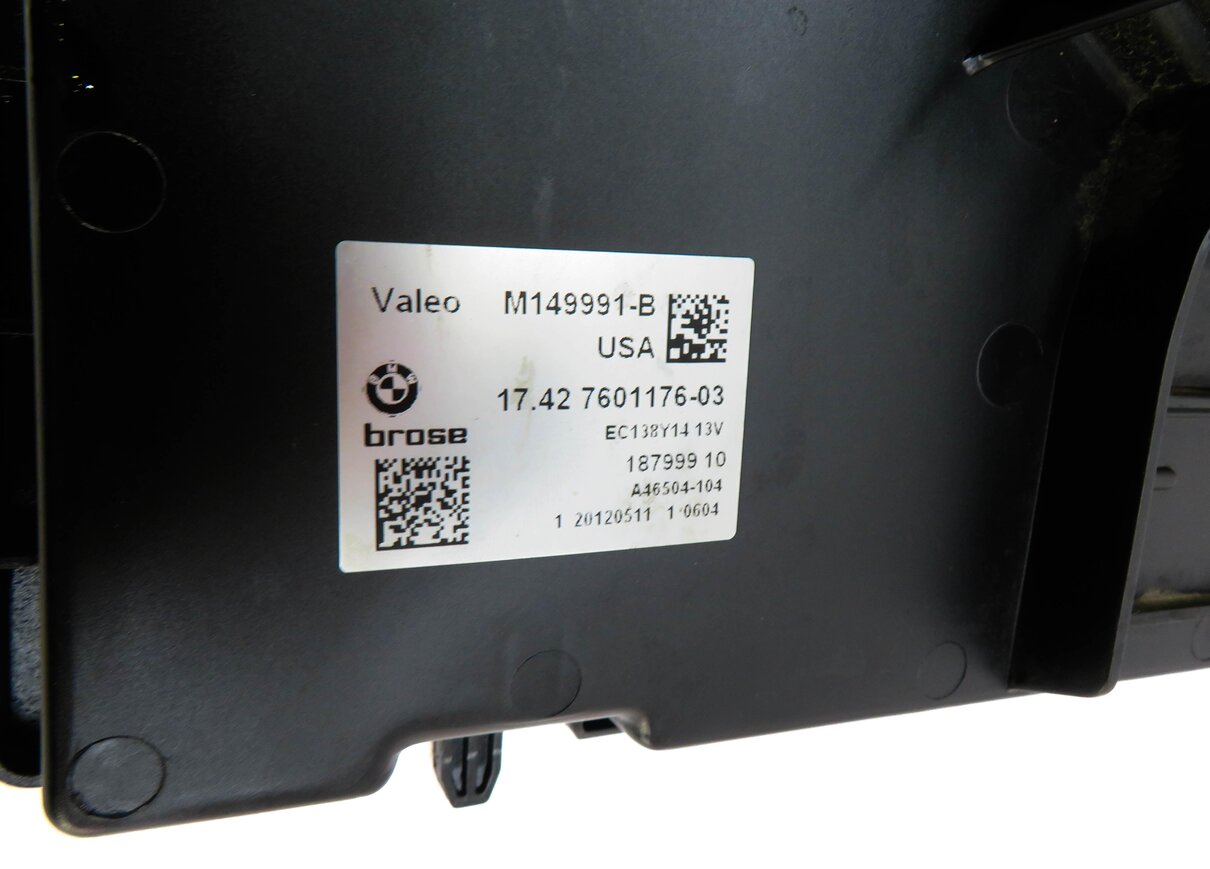 Thumbnail 7: 2013-2018 BMW X3 X4 (F25 F26) 2.0L N20 TURBO ENGINE - RADIATOR COOLING FAN