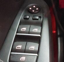 Thumbnail 2: 12-19 BMW 3 4 M3 X3 X4 SERIES FRONT LEFT DRIVER WINDOW SWITCH P-FOLD (BLACK)