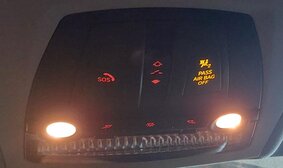 Thumbnail 2: 2013 BMW X3 (F25) FRONT DOMELIGHT MAP READING COURTESY DOME LIGHT LAMP (GRAY)