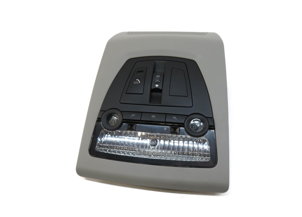 Thumbnail 4: 2013 BMW X3 (F25) FRONT DOMELIGHT MAP READING COURTESY DOME LIGHT LAMP (GRAY)