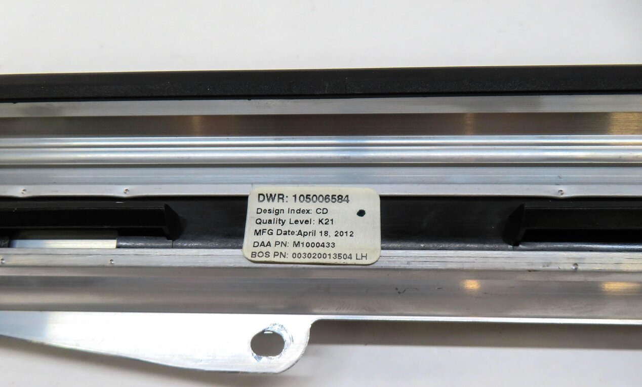 Thumbnail 5: 2011-2017 BMW X3 (F25) LEFT REAR DOOR RETRACTABLE WINDOW SHADE SUNSHADE SCREEN
