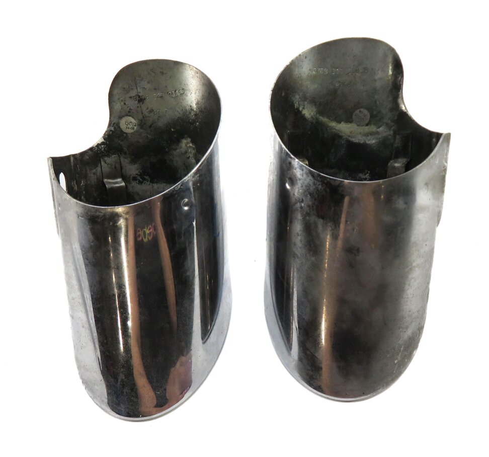 Thumbnail 3: 2009 BMW X6 (E71) LEFT & RIGHT EXHAUST TIP SET-2