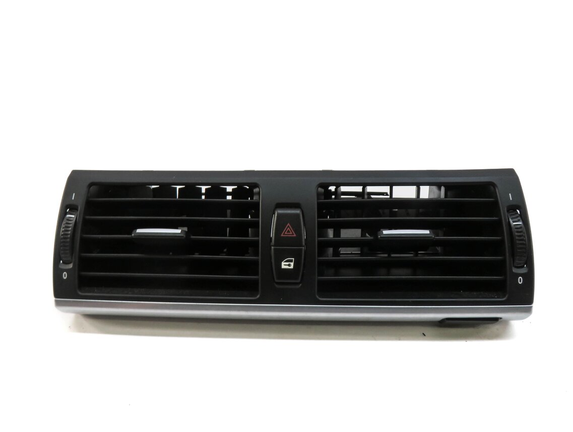 Thumbnail 2: 2009 BMW X6 (E71) FRONT CENTER DASH HEATER A/C AIR VENT w/ HAZARD & LOCK SWITCH