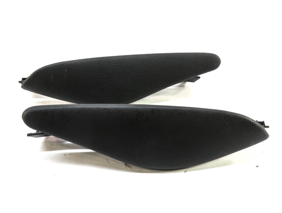 Thumbnail 2: 2009 BMW X6 (E71) FRONT LEFT & RIGHT CENTER CONSOLE KNEE CUSHION PAD SET (BLACK)