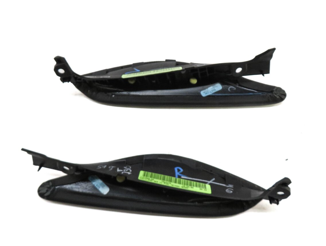 Thumbnail 3: 2009 BMW X6 (E71) FRONT LEFT & RIGHT CENTER CONSOLE KNEE CUSHION PAD SET (BLACK)
