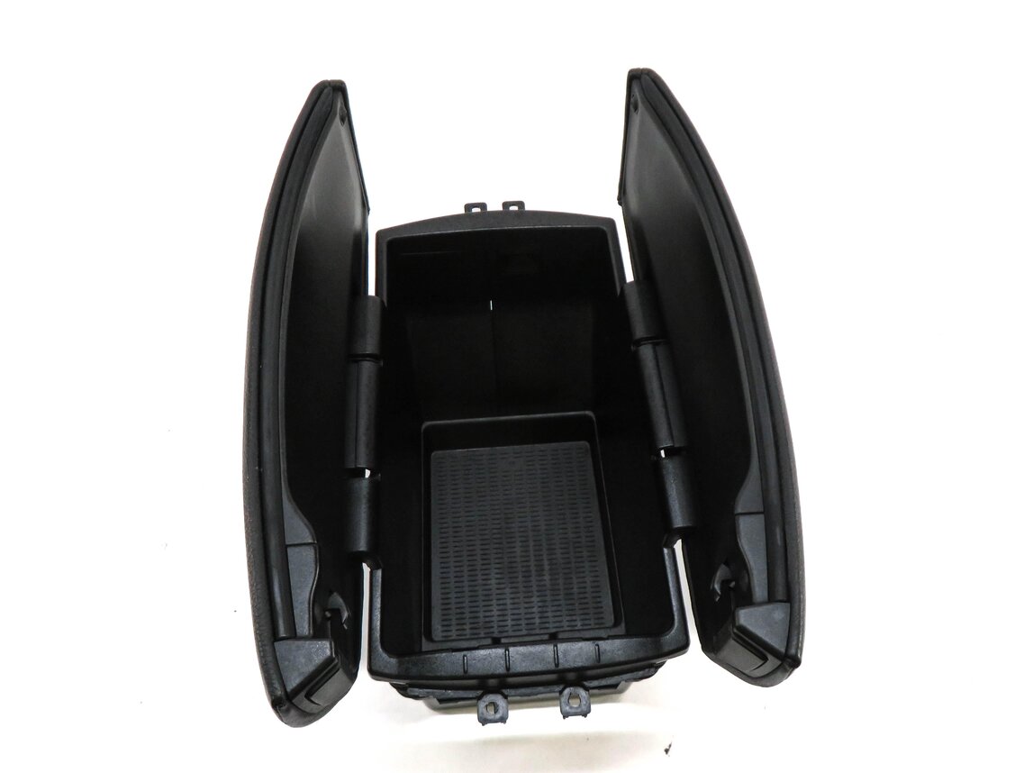 Thumbnail 6: 2008-2010 BMW X6 (E71) FRONT CENTER CONSOLE ARMREST STORAGE COMPARTMENT (BLACK)