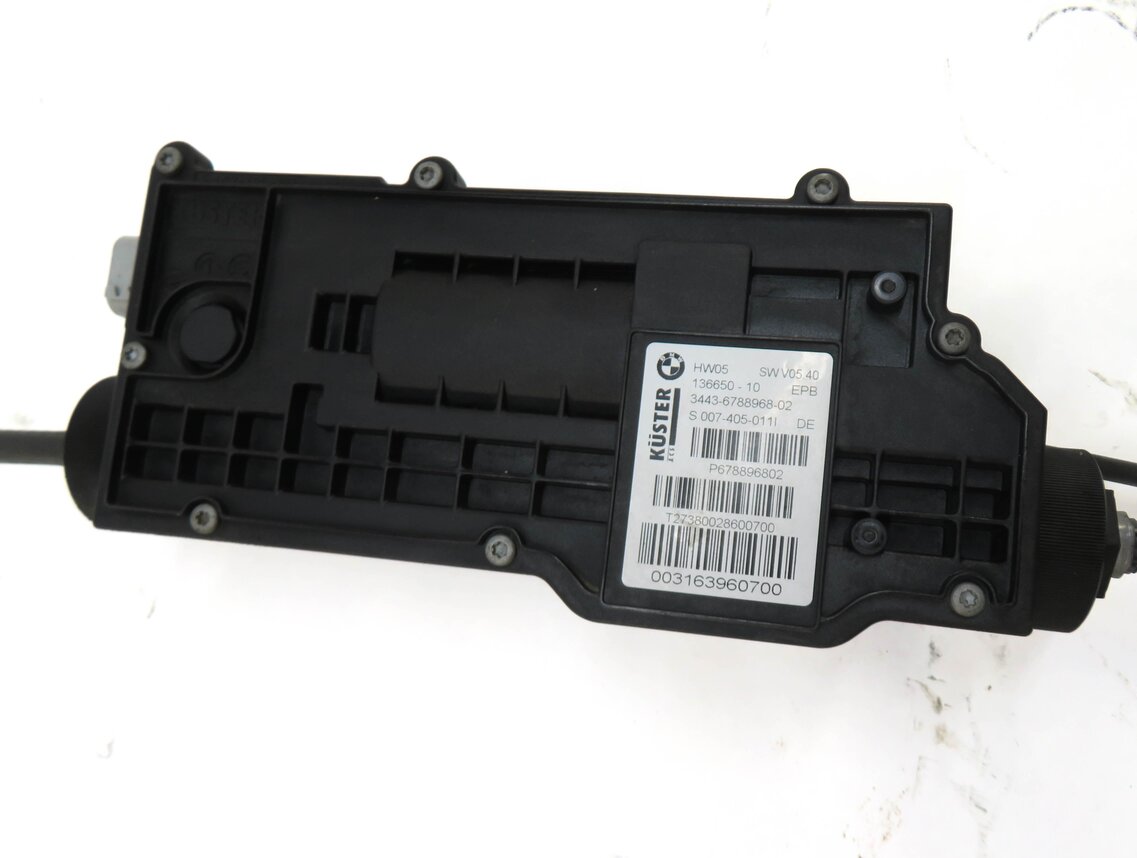 Thumbnail 5: 2009 BMW X6 (E71) EMERGENCY PARKING BRAKE ACTUATOR MOTOR w/ CABLES
