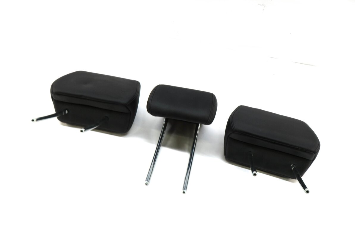 2015 RANGE ROVER EVOQUE (L538) REAR SEAT LEFT CENTER RIGHT HEADREST SET (BLACK)