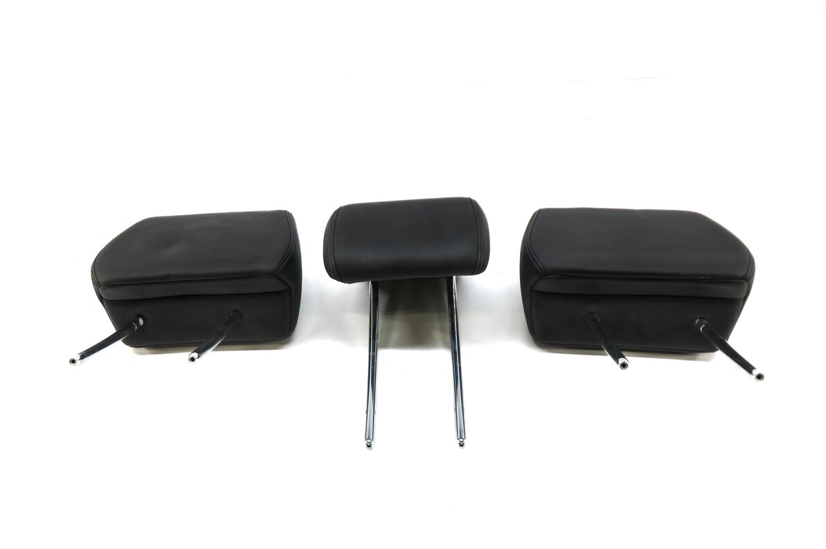 Thumbnail 2: 2015 RANGE ROVER EVOQUE (L538) REAR SEAT LEFT CENTER RIGHT HEADREST SET (BLACK)