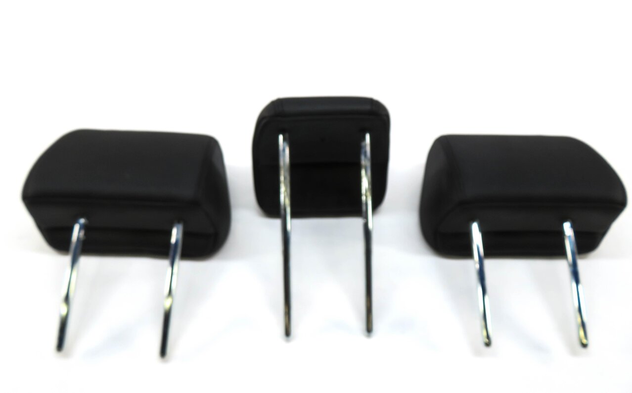 Thumbnail 5: 2015 RANGE ROVER EVOQUE (L538) REAR SEAT LEFT CENTER RIGHT HEADREST SET (BLACK)