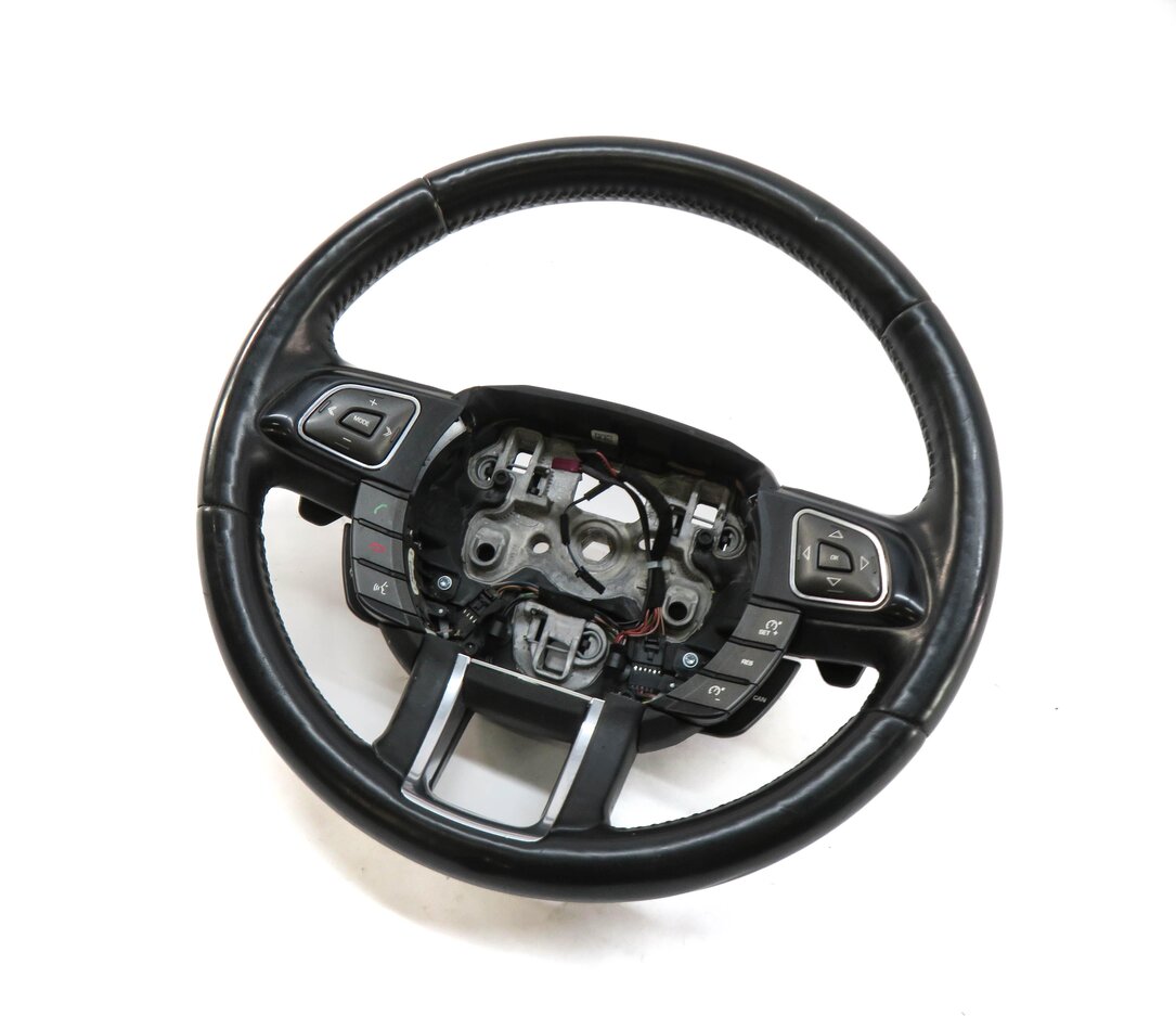2012-2019 RANGE ROVER EVOQUE (L538) HEATED STEERING WHEEL w/ SHIFT PADDLES BLACK