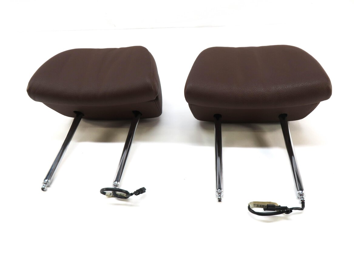 Thumbnail 2: 2011 BMW X5 (E70) FRONT LEFT & RIGHT SEAT HEADREST SET (CINNAMON BROWN LEATHER)