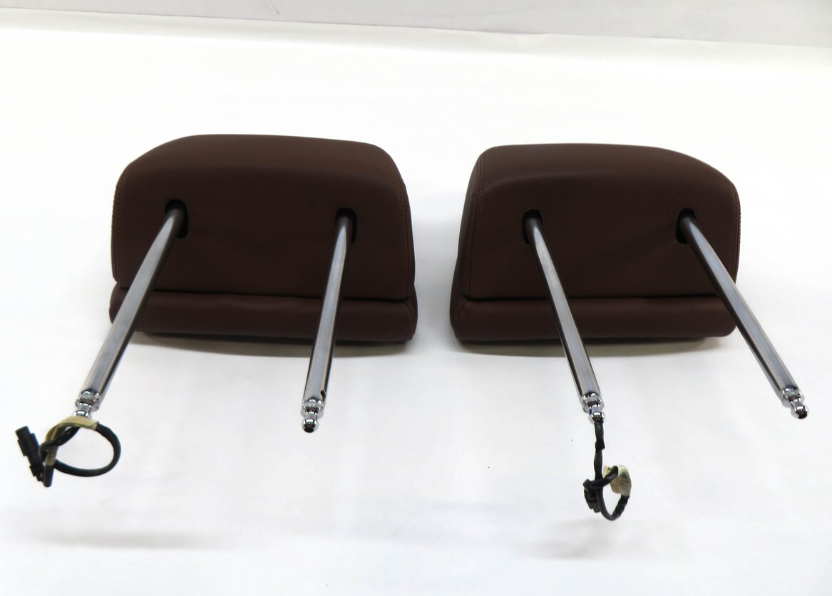 Thumbnail 5: 2011 BMW X5 (E70) FRONT LEFT & RIGHT SEAT HEADREST SET (CINNAMON BROWN LEATHER)