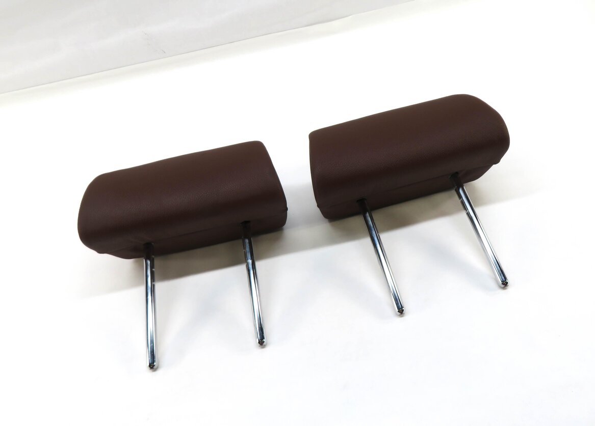 2011 BMW X5 (E70) REAR 2nd ROW SEAT LEFT & RIGHT HEADREST SET (CINNAMON BROWN)