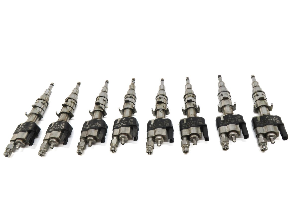 Thumbnail 2: 08-16 BMW 3 5 7 X5 X6 Z4 3.0L N54 4.4L N63 FUEL INJECTOR SET/8 (ALL INDEX 12)