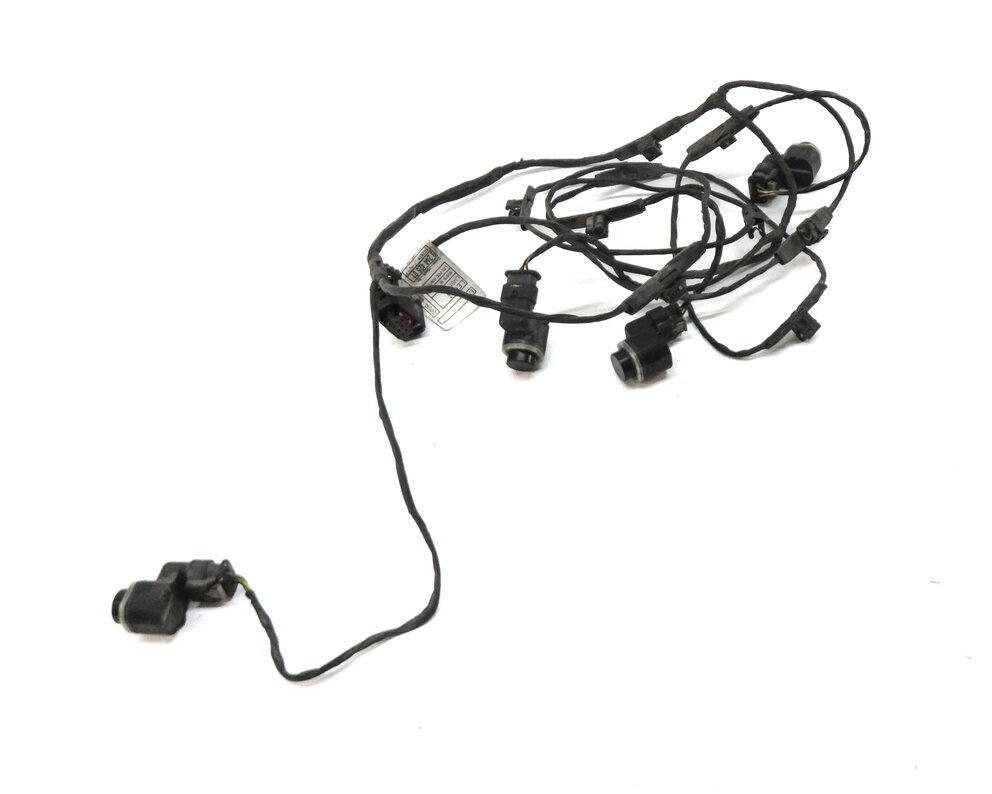 2011 BMW X5 (E70) REAR PDC PARK DISTANCE SENSOR SET w/ HARNESS (BLACK)