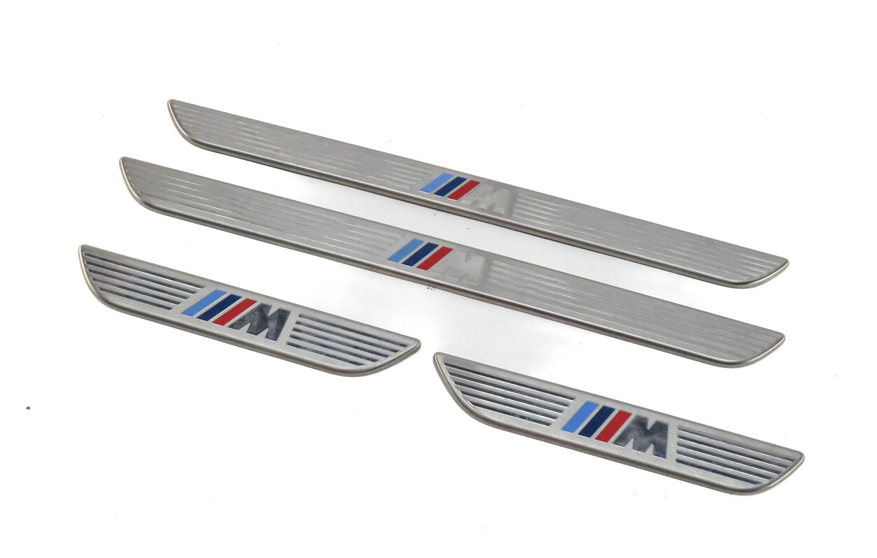 2011 BMW X5 (E70) FRONT & REAR ///M-SPORT DOOR SILL SCUFF PANEL TRIM SET-4