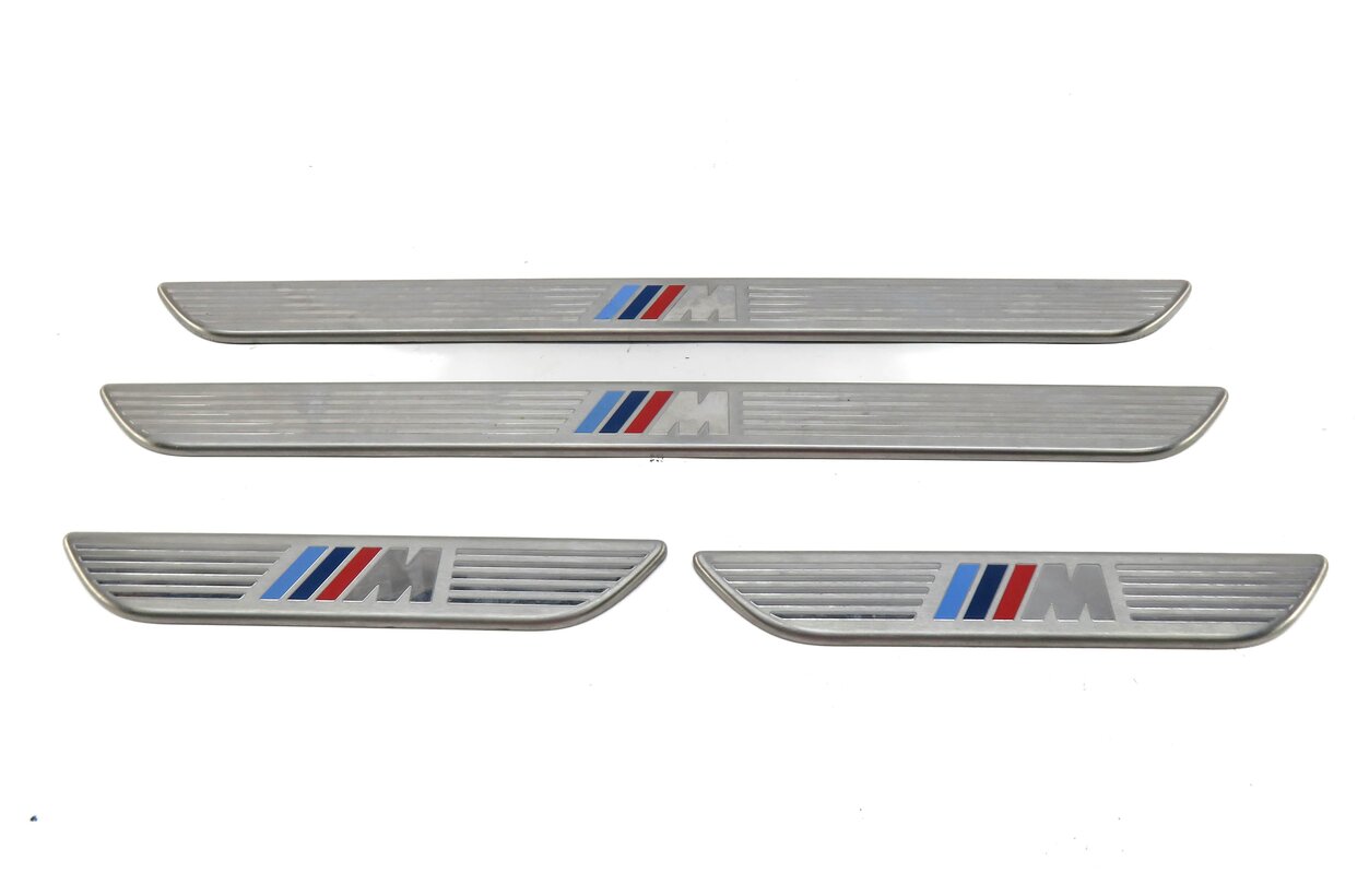 Thumbnail 2: 2011 BMW X5 (E70) FRONT & REAR ///M-SPORT DOOR SILL SCUFF PANEL TRIM SET-4