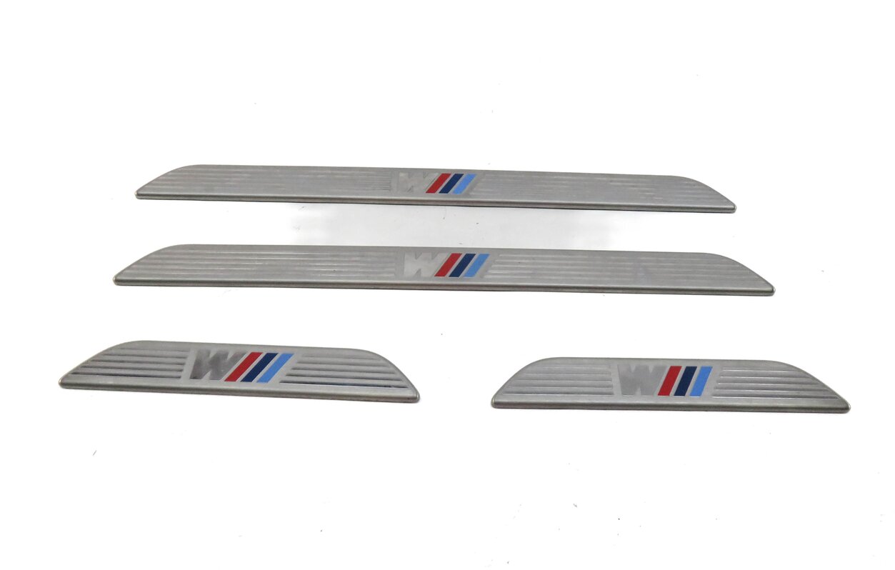 Thumbnail 3: 2011 BMW X5 (E70) FRONT & REAR ///M-SPORT DOOR SILL SCUFF PANEL TRIM SET-4