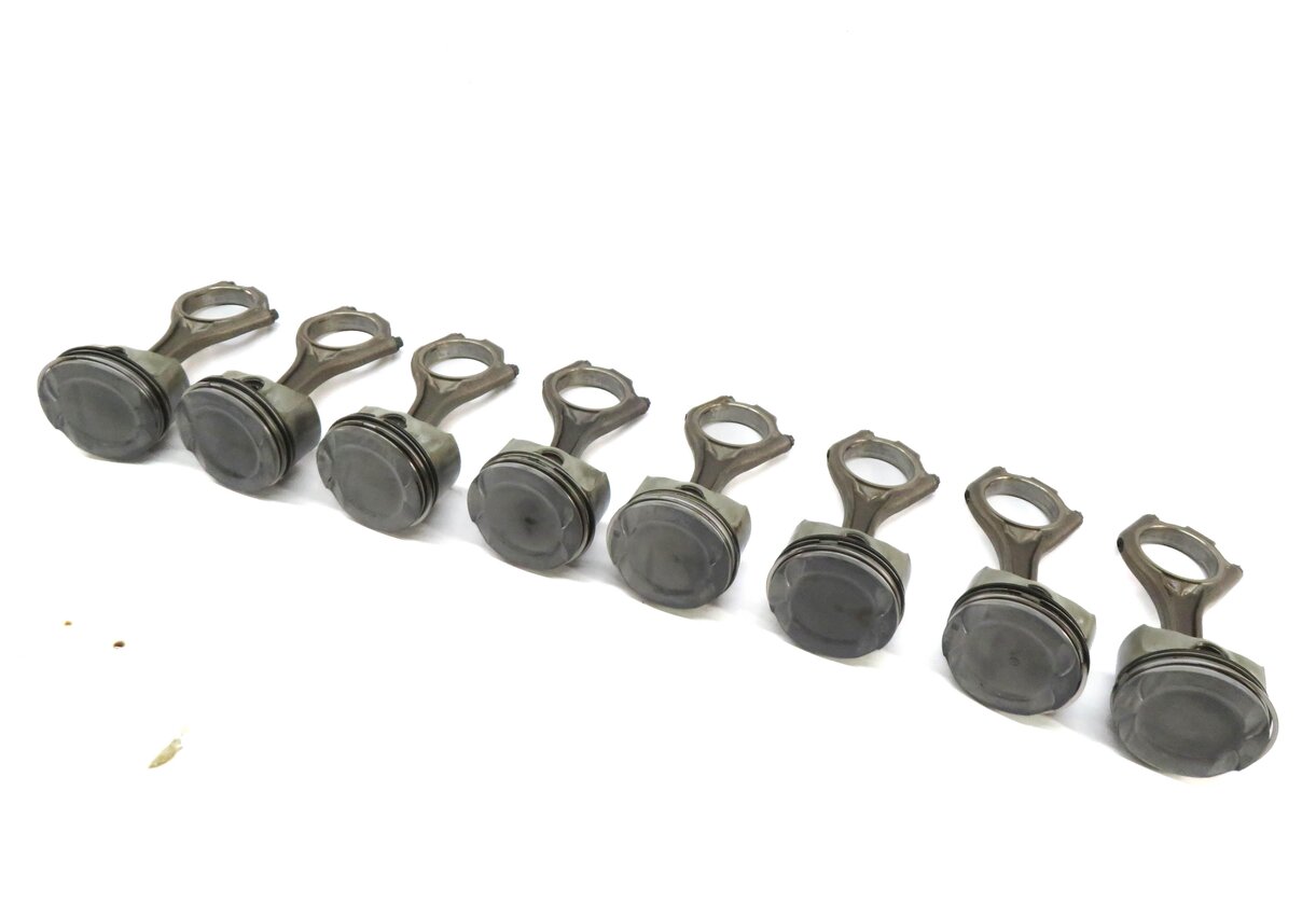2009-2014 BMW 550i 750i X5 X6 (F01 F10 E70 E71) 4.4L N63 TWIN TURBO PISTON SET-8