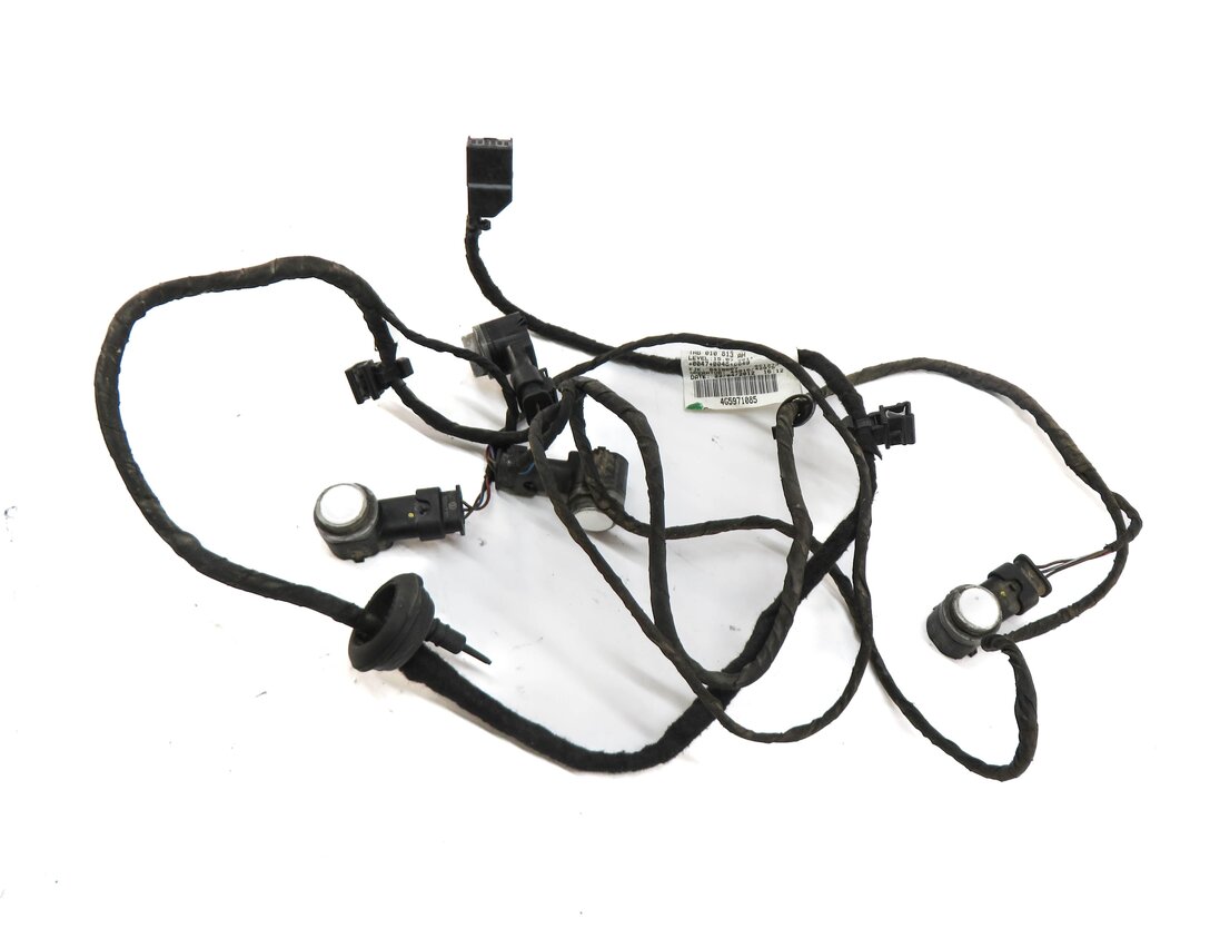 Thumbnail 2: 2012 AUDI A6 (C7) REAR PDC PARK DISTANCE SENSOR SET w/ HARNESS (GLACIER WHITE)