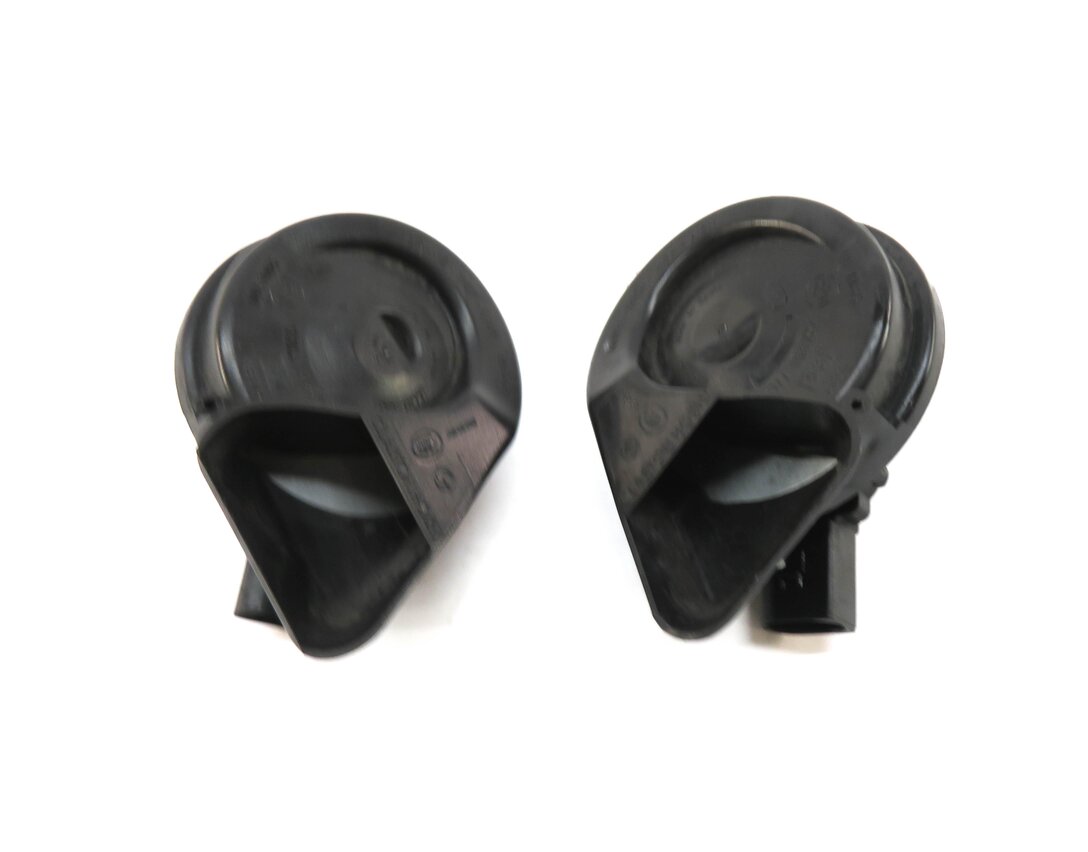 Thumbnail 2: 2012-2020 AUDI A6 S6 A7 S7 RS7 A8 S8 (C7 D4) HIGH & LOW TONE SAFETY HORN SET-2