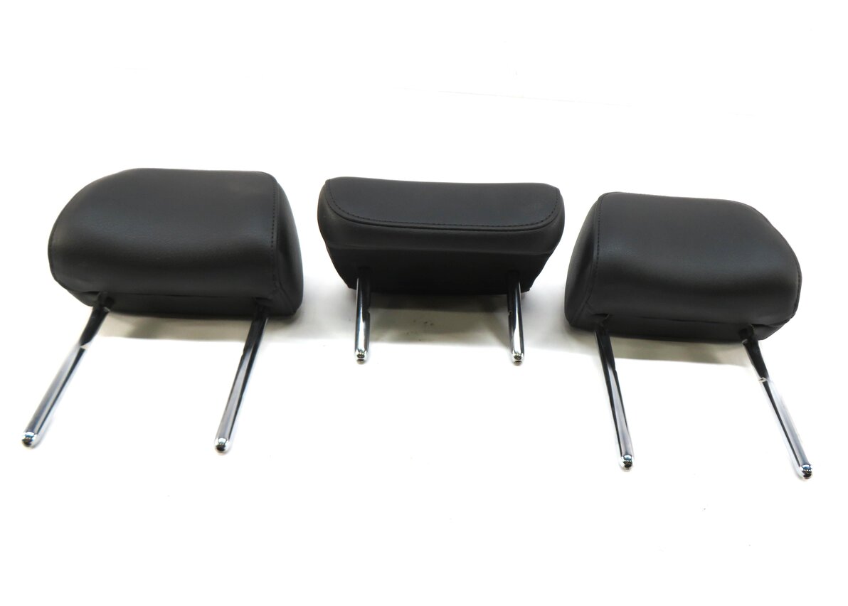 Thumbnail 2: 2012 AUDI A6 (C7) REAR SEAT LEFT CENTER RIGHT HEADREST SET-3 (BLACK)