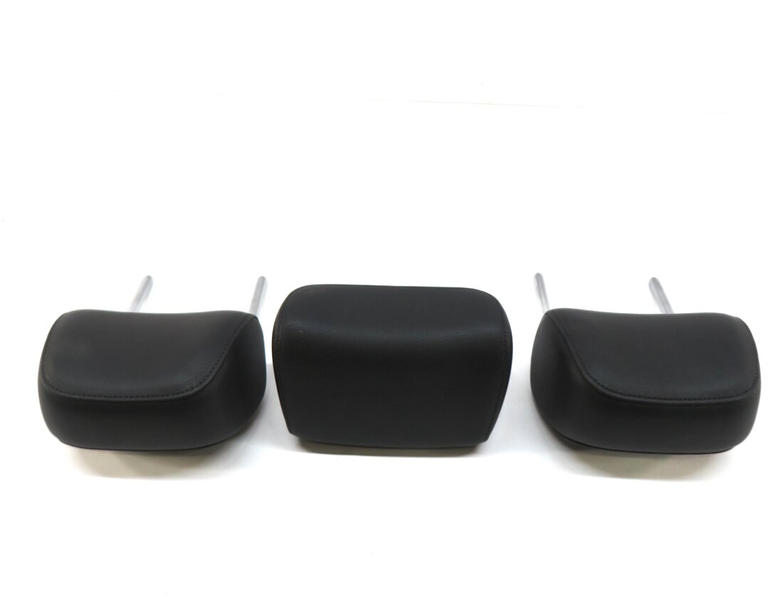 Thumbnail 3: 2012 AUDI A6 (C7) REAR SEAT LEFT CENTER RIGHT HEADREST SET-3 (BLACK)
