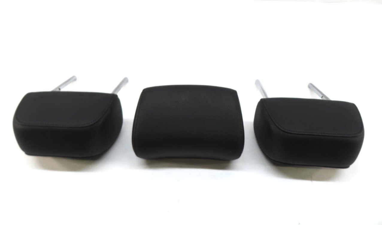 Thumbnail 4: 2012 AUDI A6 (C7) REAR SEAT LEFT CENTER RIGHT HEADREST SET-3 (BLACK)