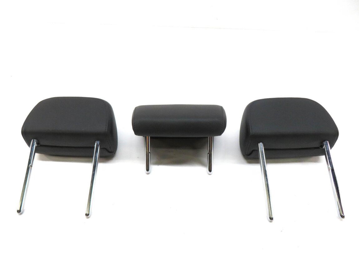 Thumbnail 5: 2012 AUDI A6 (C7) REAR SEAT LEFT CENTER RIGHT HEADREST SET-3 (BLACK)